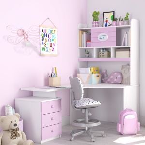 Aplica de perete pentru camera copii / tineret BUTTERFLY 2 roz 107592 universul-luminii.ro