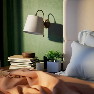Aplica de perete stil clasic italian din alama Fiordo - Img 4