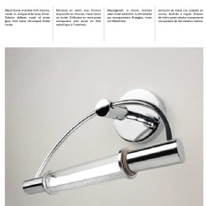 Aplica de perete tablou, oglinda de baie ARCO AP1 crom 008905 45722 universul-luminii.ro