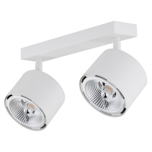 Aplica de perete/tavan cu 2 spoturi ajustabile CLEAVLAND alba 103492 universul-luminii.ro