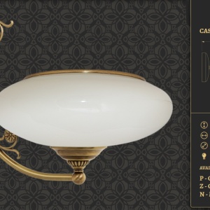 Aplica design clasic realizata manual CASAMIA 76482 universul-luminii.ro