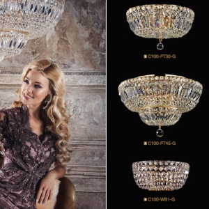 Aplica design elegant Basfor crom diam. 25,5cm MYDIA100-WL-02-N - Img 2