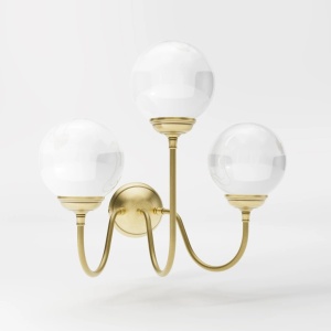 Aplica din alama stil modern Art Deco Incanto