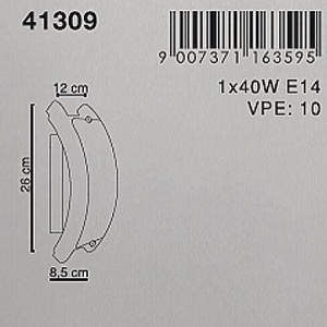 Aplica din lemn Admiral 41308 GL 42852 universul-luminii.ro