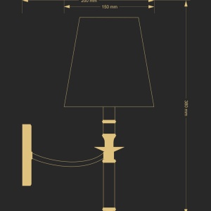 Aplica eleganta design clasic NAPOLI 78082 universul-luminii.ro