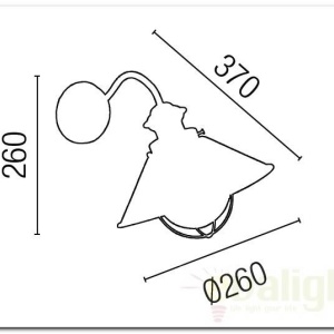 Aplica exterior clasic IP33 Nautica 71110 43242 universul-luminii.ro