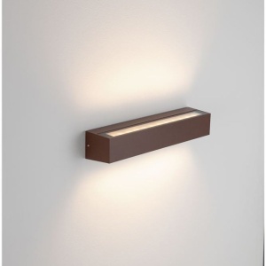 Aplica exterior corten liniara 38cm IP65 LED CCT PRISMATIC - Img 4