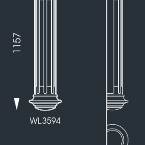 Aplica iluminat exterior din fier forjat, WL 3594 83942 universul-luminii.ro