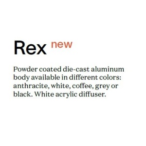 Aplica iluminat exterior IP44 REX-3 AP1 COFFEE - Img 3