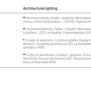 Aplica LED ambientala de exterior IP54 Blow 10W 226762 universul-luminii.ro