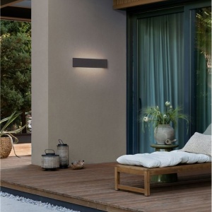 Aplica LED ambientala de exterior IP65 LUNA L-40cm 153082 universul-luminii.ro