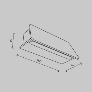 Aplica LED ambientala pentru exterior IP54 Trupp 227072 universul-luminii.ro