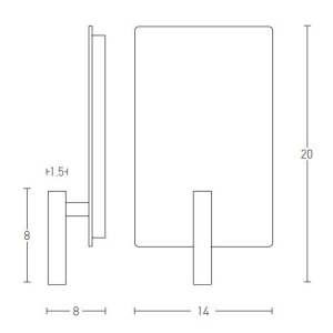 Aplica LED cu lumina ambientala si spot directionabil Minimal 233772 universul-luminii.ro