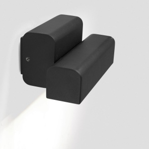 Aplica LED de exterior design modern IP65 BALIC Black 214622 universul-luminii.ro
