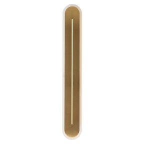 Aplica LED de perete baie metal alama satin IP44 Couper L-59cm