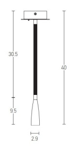 Aplica LED de perete cu brat flexibil Suny alama 233792 universul-luminii.ro