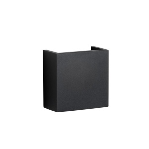 Aplica LED de perete cu lumina ambientala design modern Gent negru 124102 universul-luminii.ro