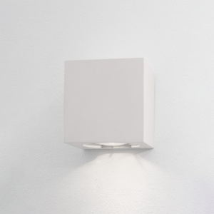 Aplica LED de perete design ambiental Cube alba - Img 5