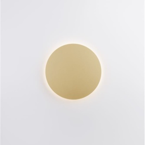 Aplica LED de perete design ambiental CYRCLE 30cm aurie 107102 universul-luminii.ro