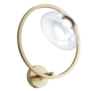 Aplica LED de perete design modern Lunare alama 120032 universul-luminii.ro