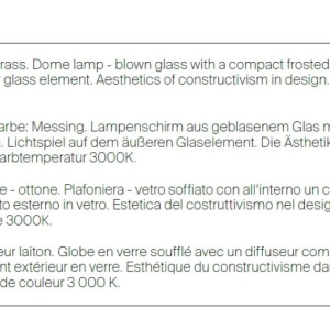 Aplica LED de perete design modern Lunare alama 212772 universul-luminii.ro