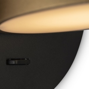 Aplica LED de perete design modern Pixel negru, alama - Img 3