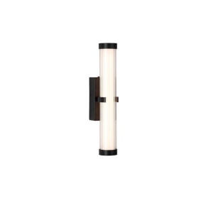 Aplica LED de perete / oglinda baie IP44 Clamp negru 158882 universul-luminii.ro