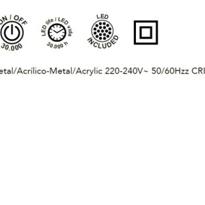 Aplica LED de perete/tavan DAKLA 18W alba 132242 universul-luminii.ro