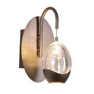 Aplica LED decorativa metal latte sticla sampanie Seeds