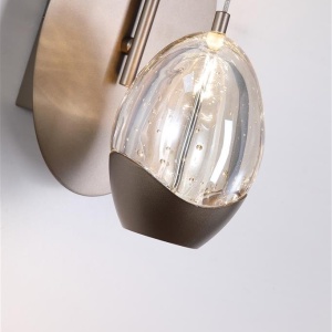Aplica LED decorativa metal latte sticla sampanie Seeds 562102 universul-luminii.ro