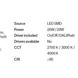 Aplica LED design circular Oz ap on-off 2700k alama - Img 3