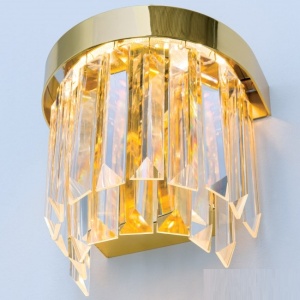 Aplica LED design LUX PRISM, 24K gold plated 197342 universul-luminii.ro