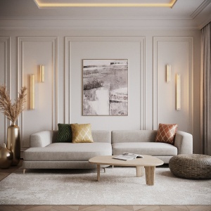 Aplica LED design modern luxuriant Albatre L-60cm 163882 universul-luminii.ro