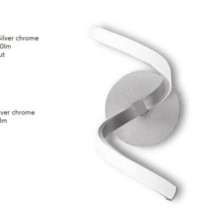 Aplica LED dimabila design modern minimalist NUR argintie crom - Img 2