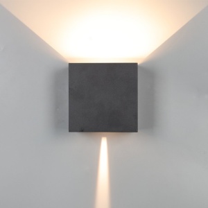 Aplica LED dimabila iluminat exterior ambiental IP54 DAVOS XL negru MA-8611