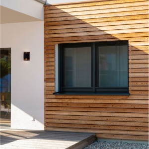 Aplica LED iluminat ambiental perete exterior IP54 POLLY negru 153062 universul-luminii.ro
