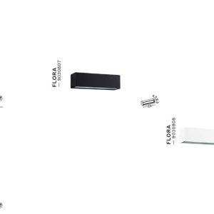 Aplica LED iluminat exterior ambiental IP54 FLORA alba 236692 universul-luminii.ro