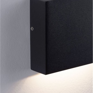 Aplica LED iluminat exterior ambiental IP54 TICK negru 158392 universul-luminii.ro