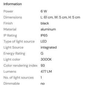 Aplica LED iluminat exterior IP65 Kaprun 6W - Img 5