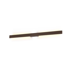 Aplica LED iluminat exterior liniar IP54 LOTUS 20W maro corten
