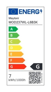 Aplica LED minimalista design liniar Light stick 7W negru 226592 universul-luminii.ro