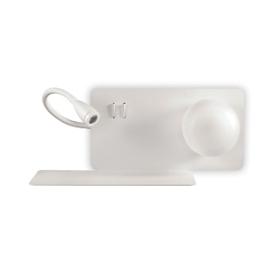 Aplica LED moderna cu reader LED cu port USB BOOK-1 AP2 174792