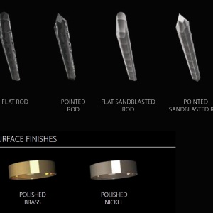Aplica LED moderna Vision design LUX cristal QUARTZ 01 174402 universul-luminii.ro