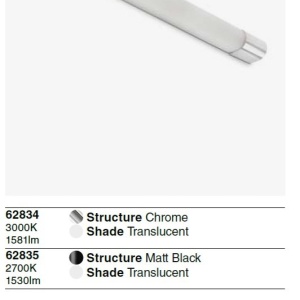 Aplica LED pentru baie IP44 KIVA 900 negru 14W 2700K - Img 4