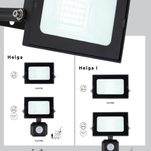 Aplica LED pentru iluminat exterior design modern IP65 Helga negru 221682 universul-luminii.ro