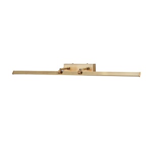 Aplica LED pentru tablou PUBLIO L-75cm alama antique 234322 universul-luminii.ro