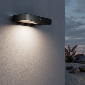 Aplica LED solara cu senzor de miscare pentru exterior IP54 Pir 147322 universul-luminii.ro