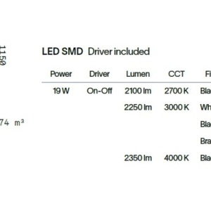 Aplica Led stil minimalist ESSENCE AP ROUND D115 LUCE IND. OTTONE 3000K - Img 4