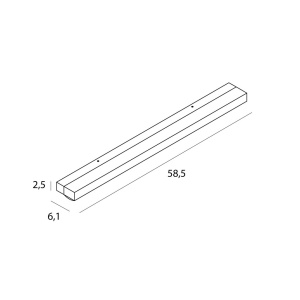 Aplica liniara LED, Protectie IP44 Trio 7W crom 621832 universul-luminii.ro