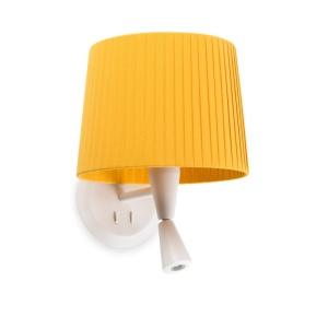 Aplica moderna design elegant SAMBA reader LED alb/galben